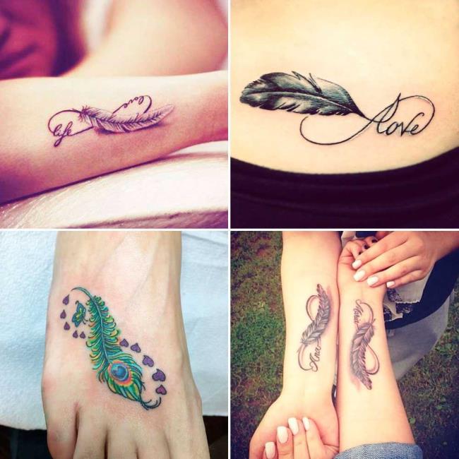 Tatouage de plumes: signification et 150 photos pour vous inspirer