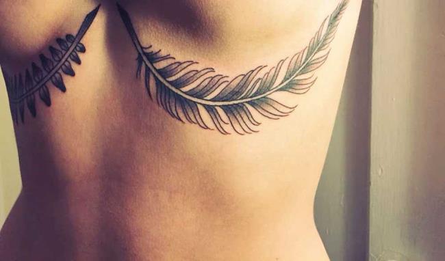 Feather tattoo: meaning and 150 photos to inspire you