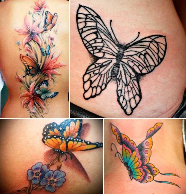 Schmetterling Tattoos: 200 FOTOS und inspirierende Ideen!