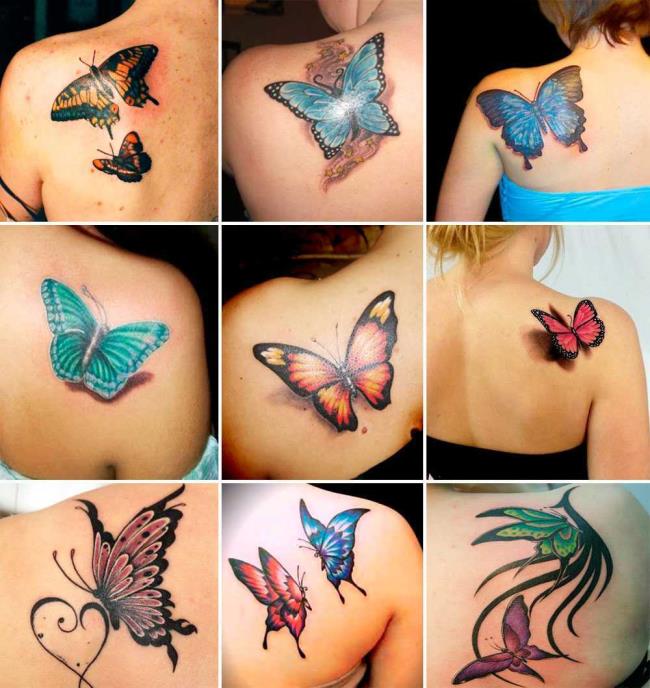 Butterfly tattoos: 200 PHOTOS and inspiring ideas!