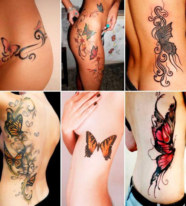 Tato kupu-kupu: 200 FOTO dan ide-ide yang menginspirasi!