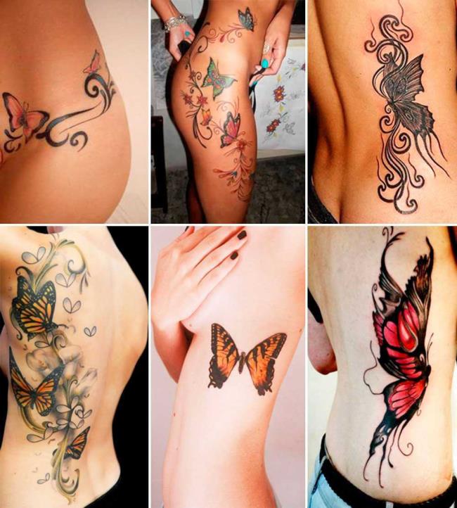 Tatouages ​​papillon: 200 PHOTOS et des idées inspirantes!