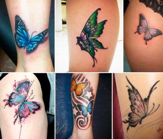 Schmetterling Tattoos: 200 FOTOS und inspirierende Ideen!