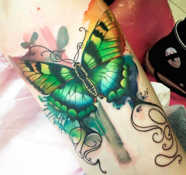 Schmetterling Tattoos: 200 FOTOS und inspirierende Ideen!