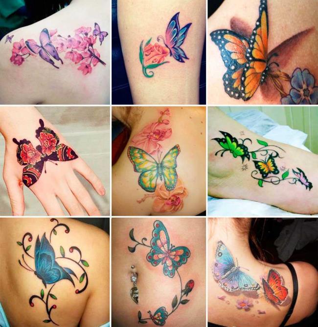 Butterfly tattoos: 200 PHOTOS and inspiring ideas!