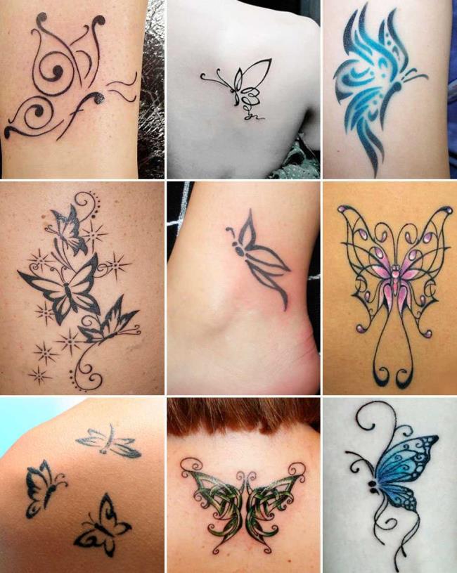 Schmetterling Tattoos: 200 FOTOS und inspirierende Ideen!