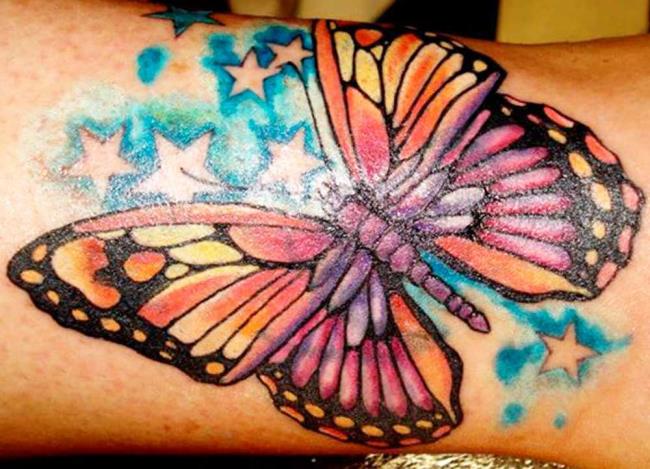 Tatouages ​​papillon: 200 PHOTOS et des idées inspirantes!