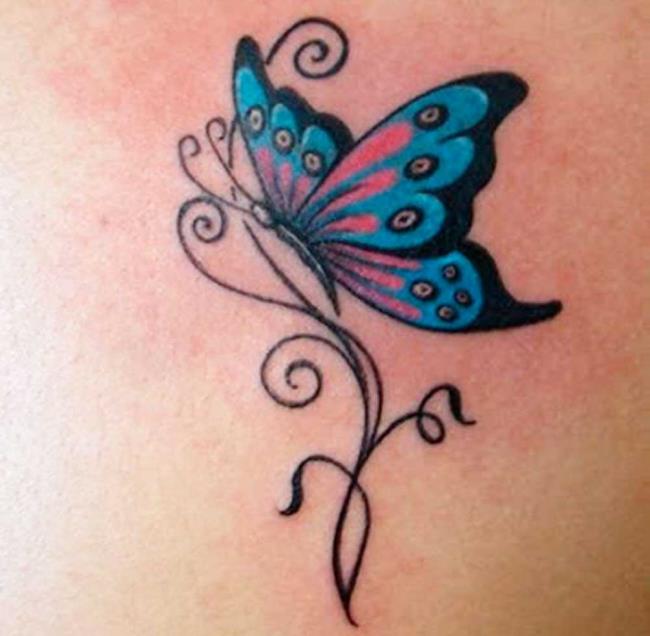 Tatouages ​​papillon: 200 PHOTOS et des idées inspirantes!