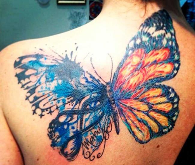 Tatouages ​​papillon: 200 PHOTOS et des idées inspirantes!