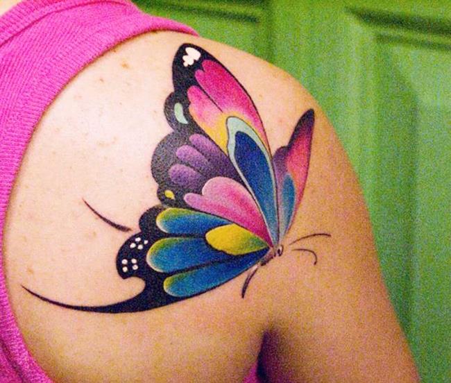 Schmetterling Tattoos: 200 FOTOS und inspirierende Ideen!