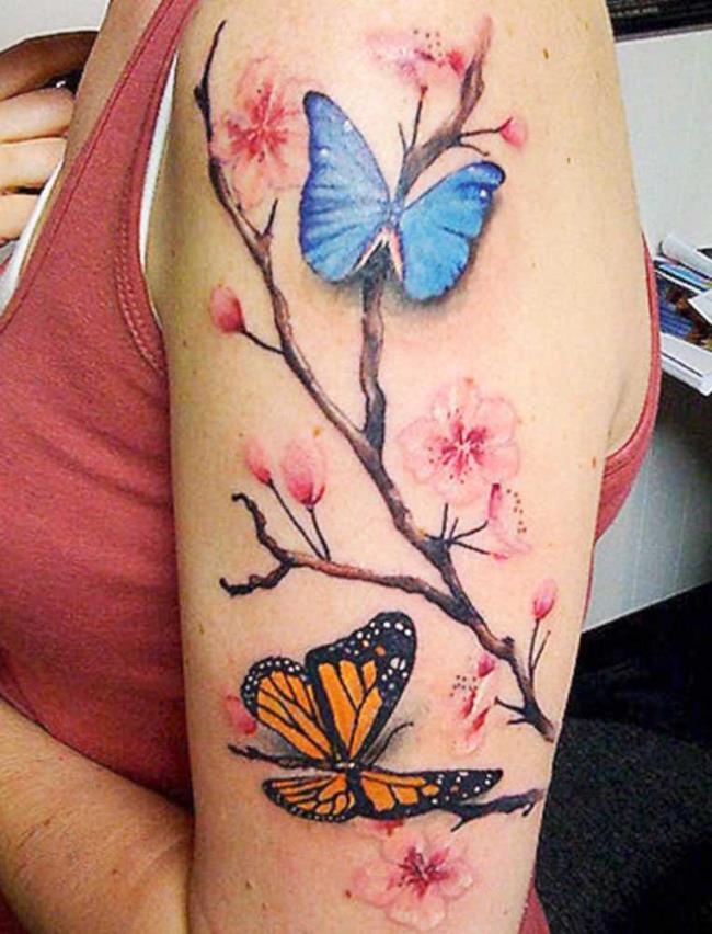 Butterfly tattoos: 200 PHOTOS and inspiring ideas!