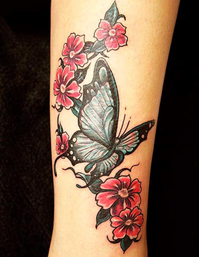 Tatouages ​​papillon: 200 PHOTOS et des idées inspirantes!