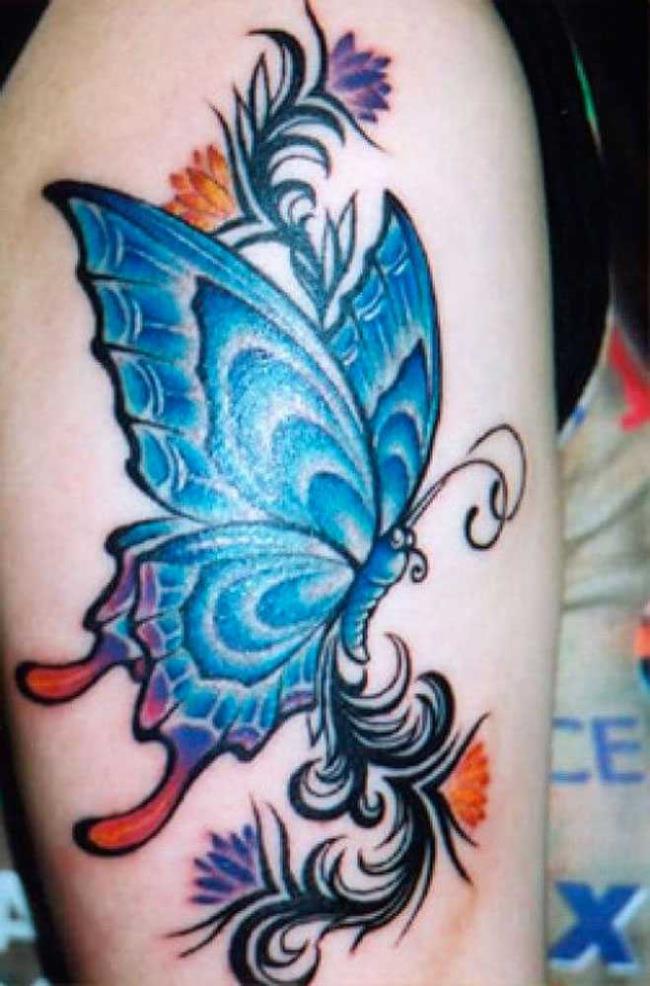 Schmetterling Tattoos: 200 FOTOS und inspirierende Ideen!