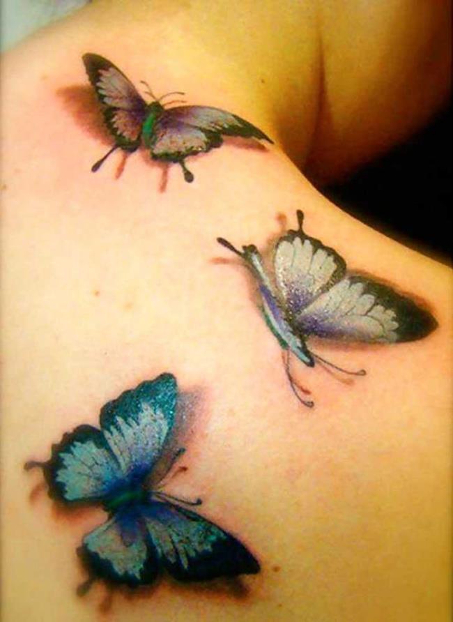 Schmetterling Tattoos: 200 FOTOS und inspirierende Ideen!