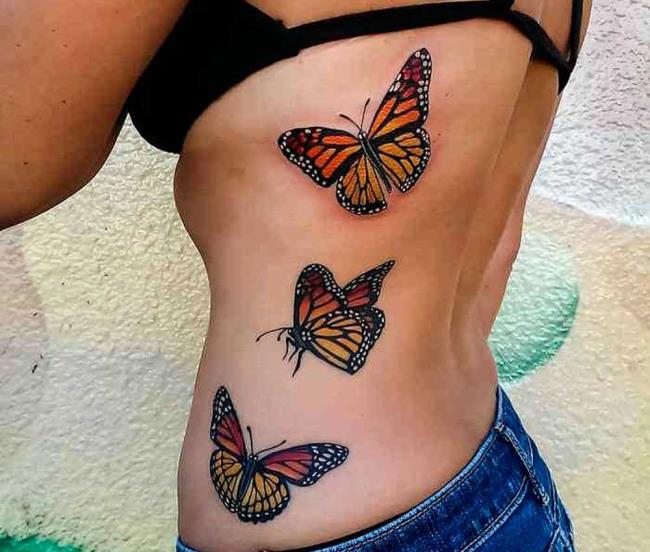 Schmetterling Tattoos: 200 FOTOS und inspirierende Ideen!