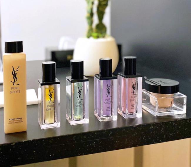 YSL Pure Shots: skincare line with plant extracts