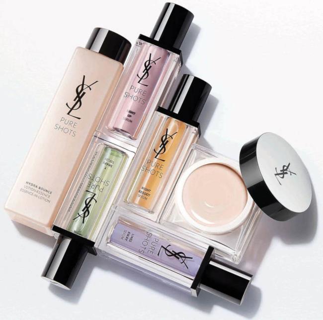 YSL Pure Shots: skincare line with plant extracts