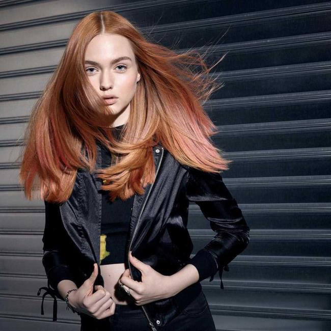 Peach blond: pirang persik, warna rambut trendi!