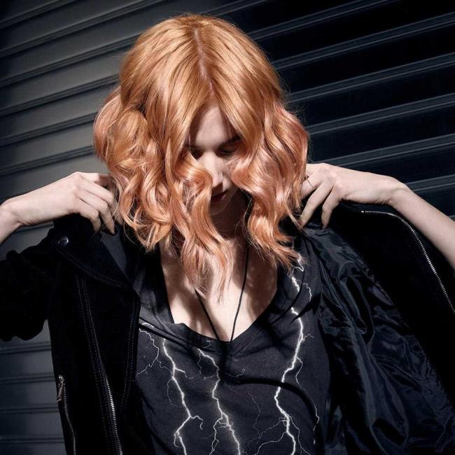 Peach blond: pirang persik, warna rambut trendi!