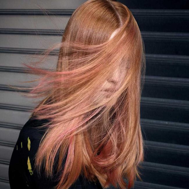 Peach blond: pirang persik, warna rambut trendi!