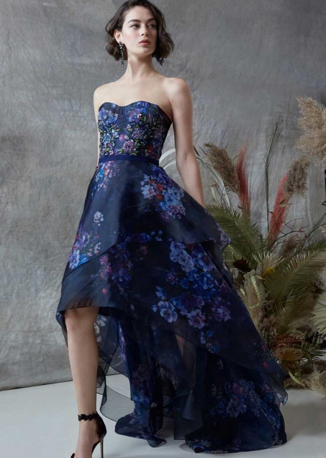 Marchesa और Marchesa Notte 2020 औपचारिक कपड़े: फोटो संग्रह