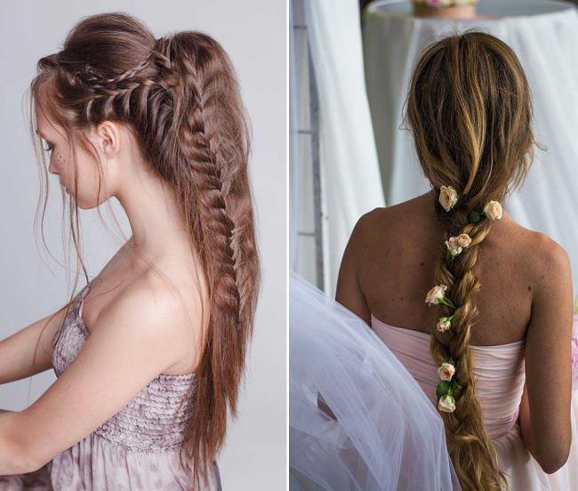 Hairstyles for wedding witnesses: the most beautiful!