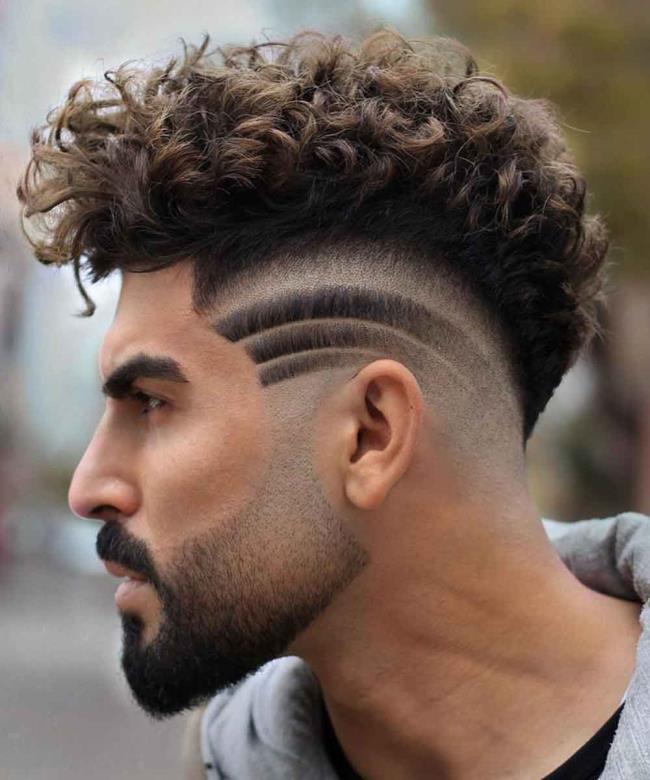 Coupe de cheveux bouclés pour hommes: 100 beaux looks tendance