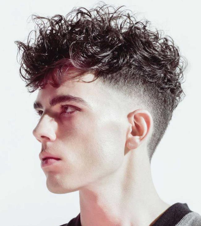 Corte de pelo rizado para hombres 100 hermosos looks de moda