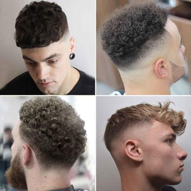 Coupe de cheveux bouclés pour hommes: 100 beaux looks tendance