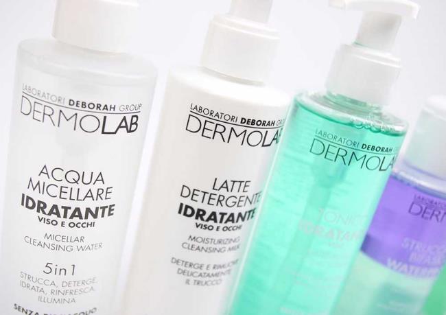 Dermolab Deborah Milano: face line with hyaluronic acid