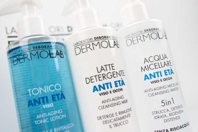 Dermolab Deborah Milano: face line with hyaluronic acid