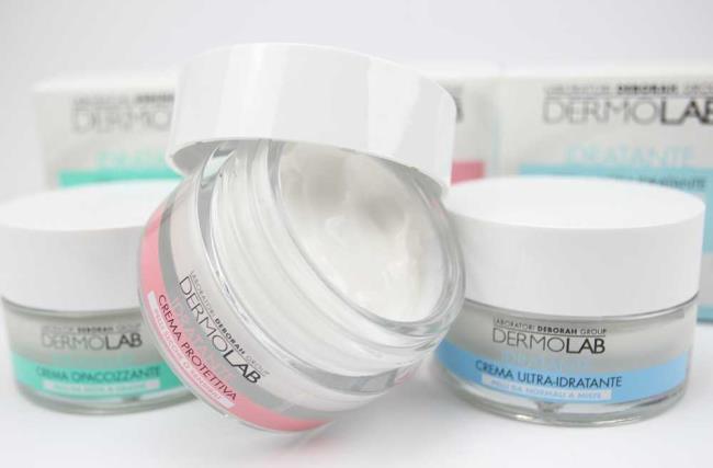 Dermolab Deborah Milano: face line with hyaluronic acid