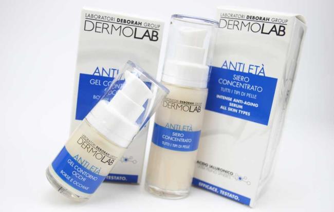 Dermolab Deborah Milano: face line with hyaluronic acid