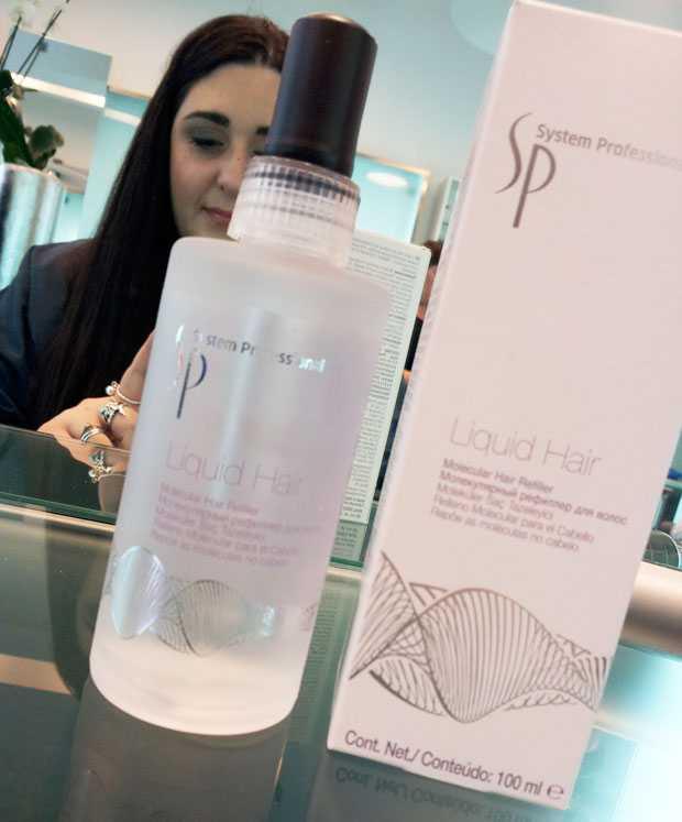 Liquid Hair Wella: restructures hair in 15 minutes!