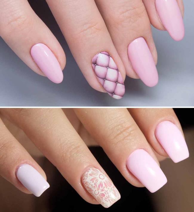 Accent Nail Art: what it is, how to do it, images examples