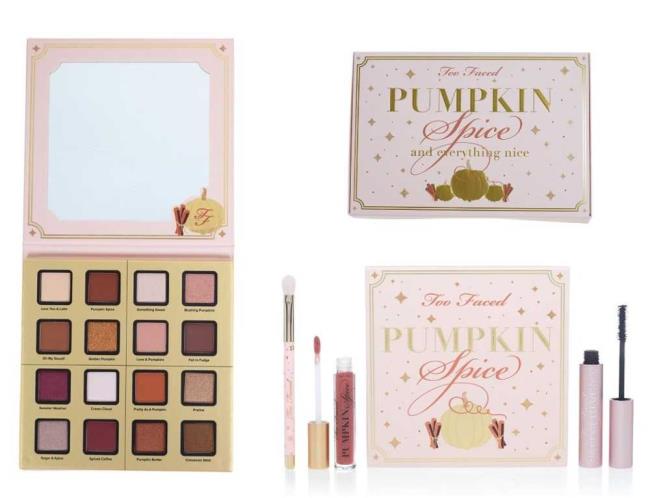 Too Faced Pumpkin Spice Collection: pumpkin scented make-up!