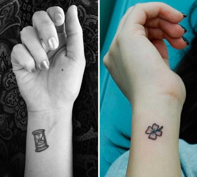 Tatouages ​​petits et féminins: 200 photos et idées pour vous inspirer