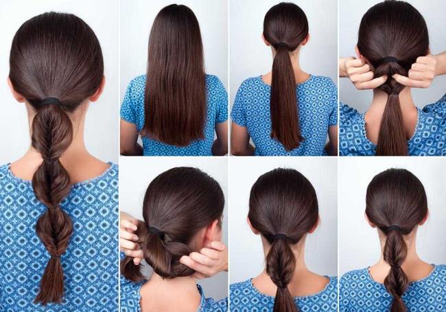 Gaya rambut Rambut lurus panjang dan pendek: ide, tutorial