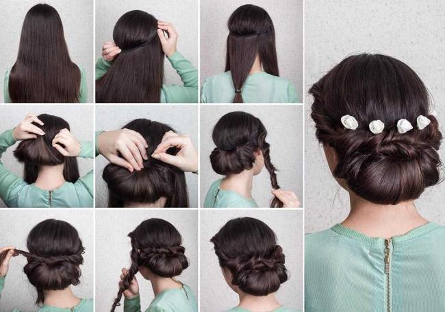 Gaya rambut Rambut lurus panjang dan pendek: ide, tutorial