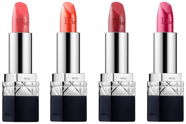 New Rouge Dior lipsticks, matte and satin