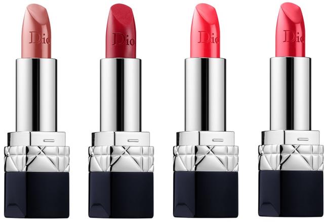 New Rouge Dior lipsticks, matte and satin