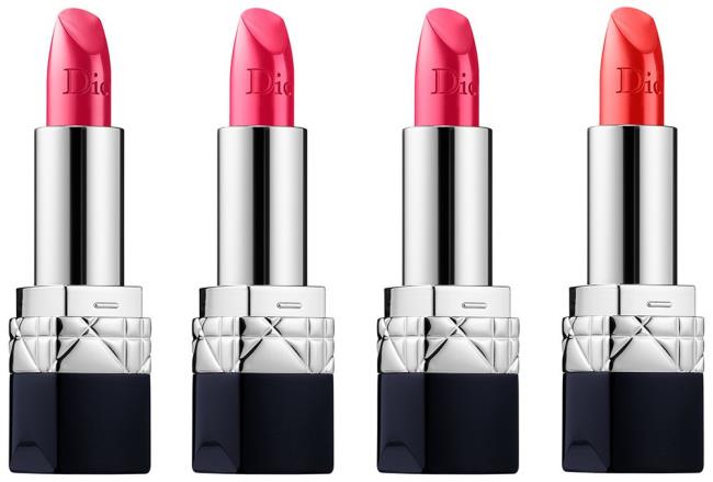 New Rouge Dior lipsticks, matte and satin