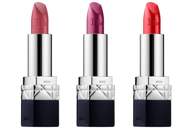 New Rouge Dior lipsticks, matte and satin