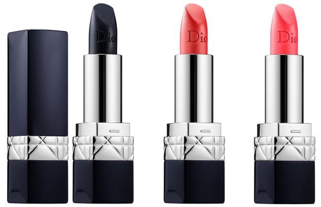 New Rouge Dior lipsticks, matte and satin