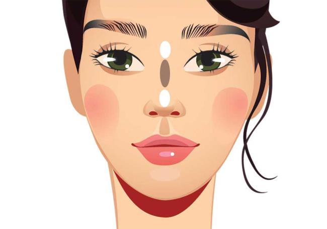 Nasen-Make-up: Korrektur-Make-up für jede Form