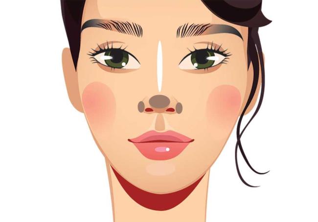 Nose make-up: corrective make-up for every shape