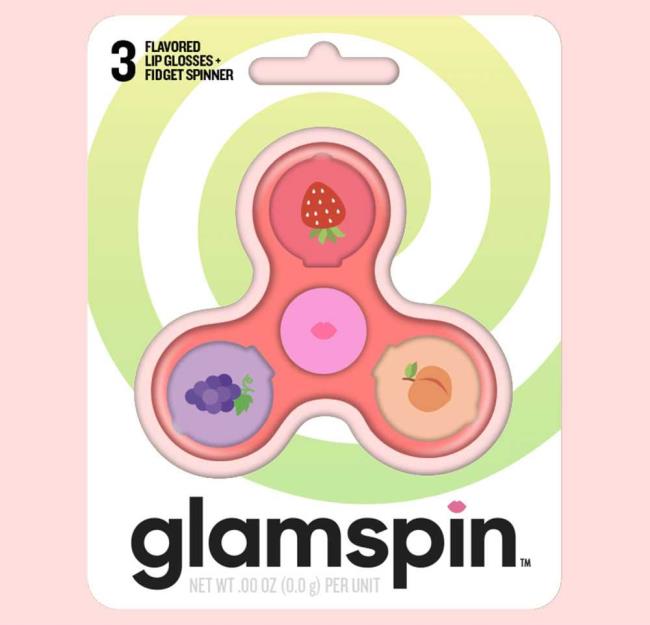 Glamspin लिपग्लस के साथ Fidget स्पिनर - कमाल!