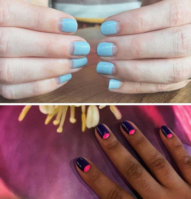 Half Moon Manicure: what it is and how to do it