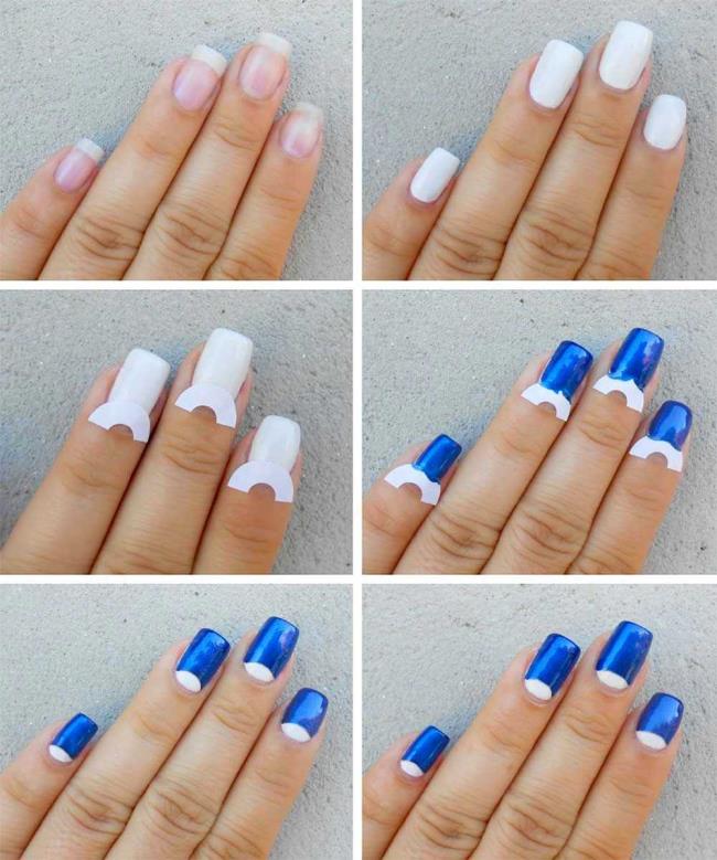 Half Moon Manicure: what it is and how to do it