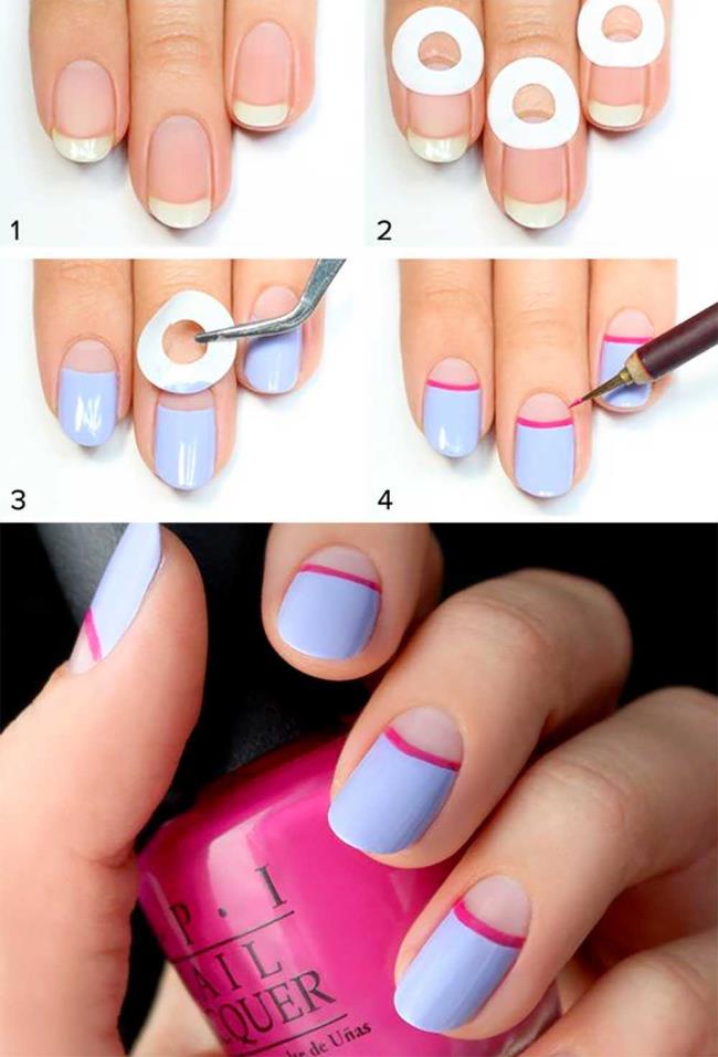 Half Moon Manicure: what it is and how to do it